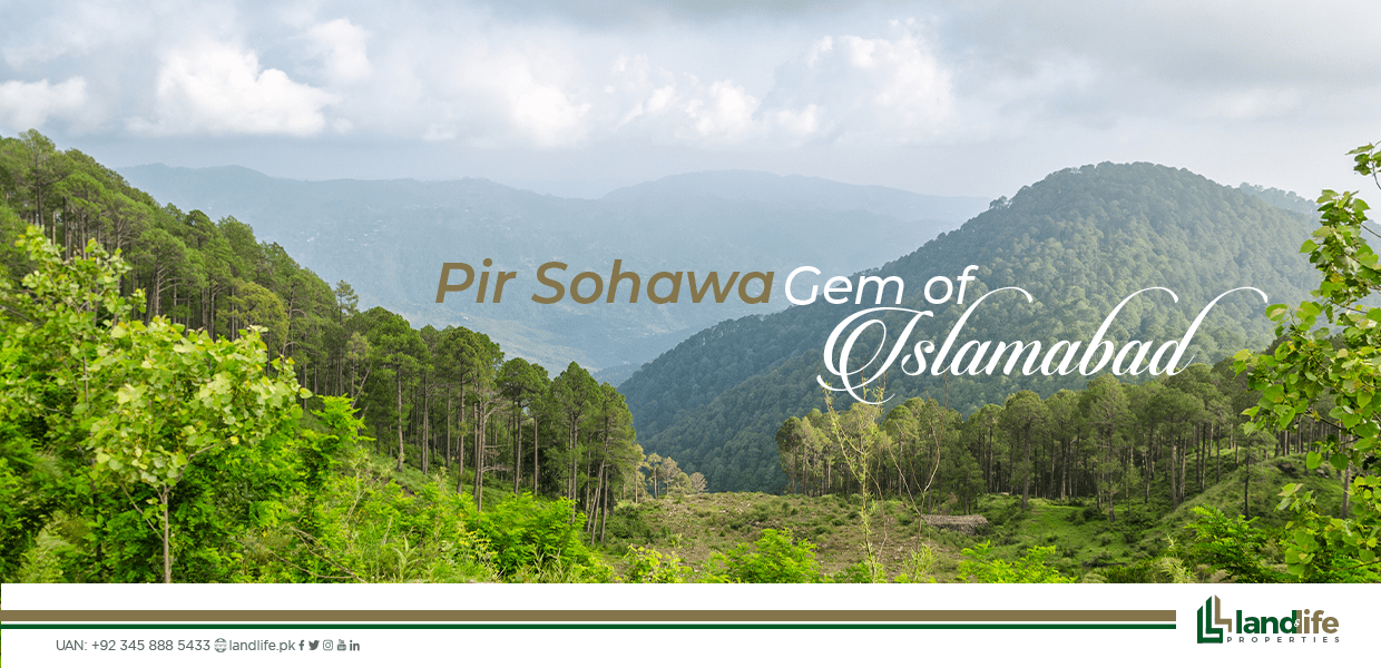 Pir Sohawa Gem of Islamabad- Picture with mountain views